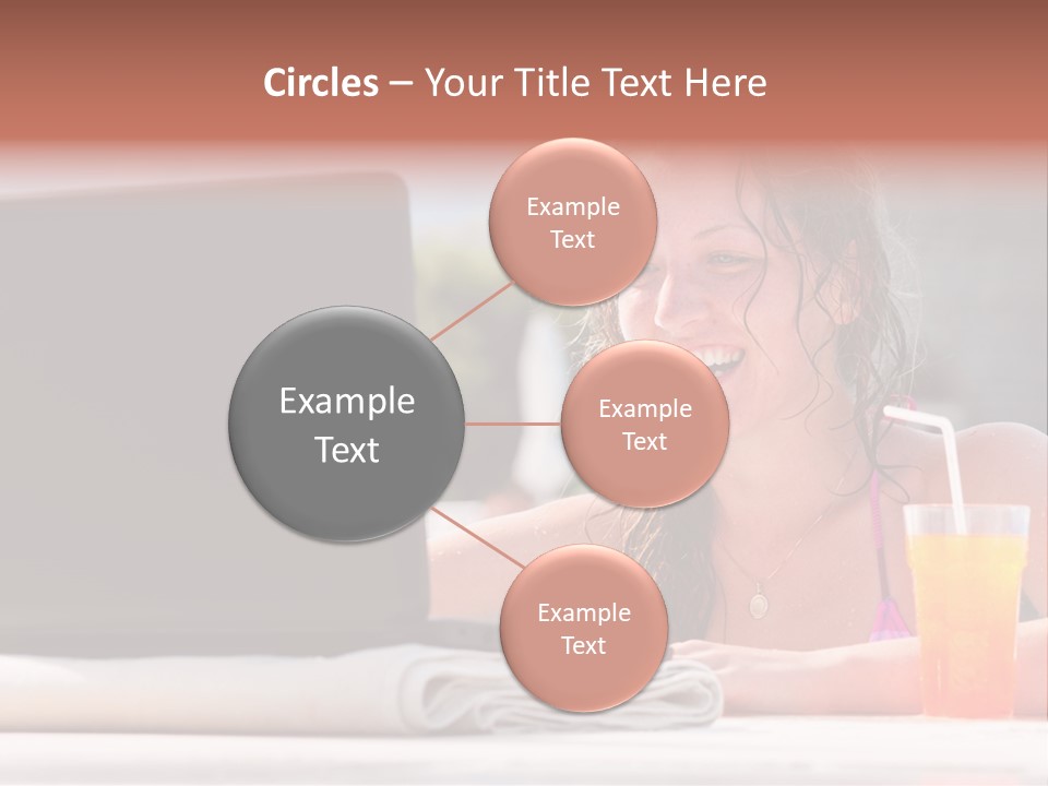 Sky Computer Business PowerPoint Template