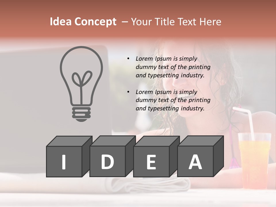 Sky Computer Business PowerPoint Template