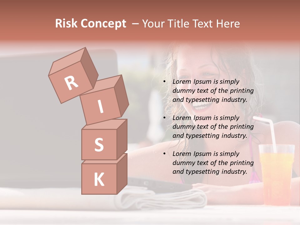 Sky Computer Business PowerPoint Template