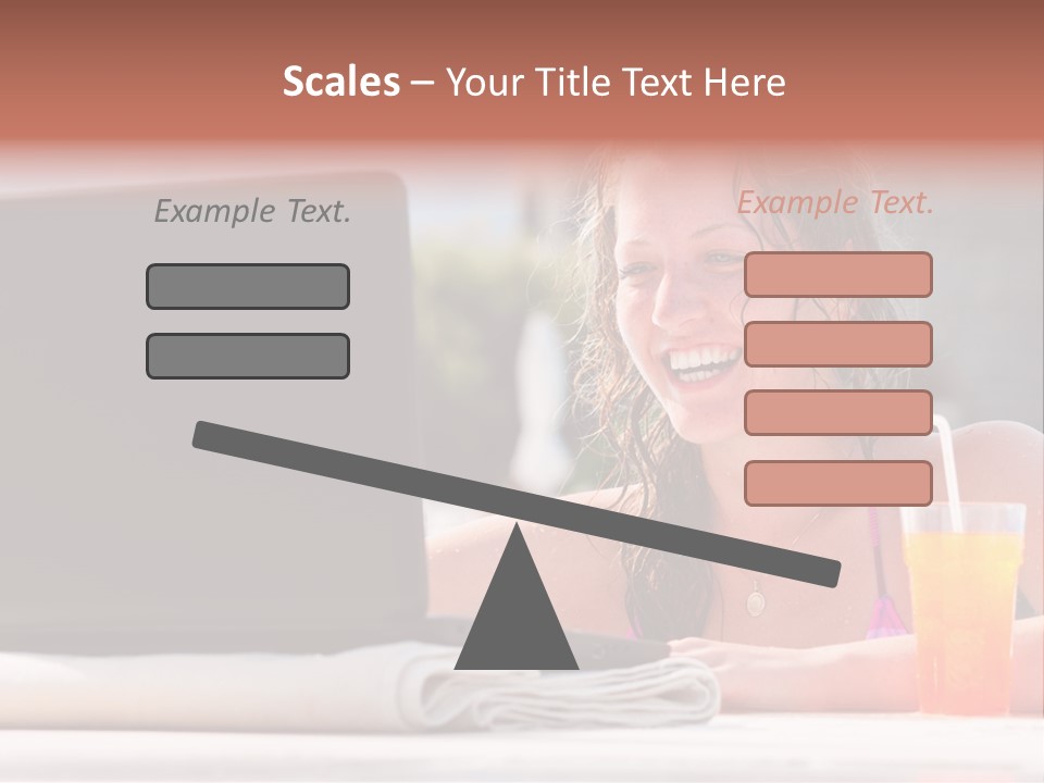 Sky Computer Business PowerPoint Template