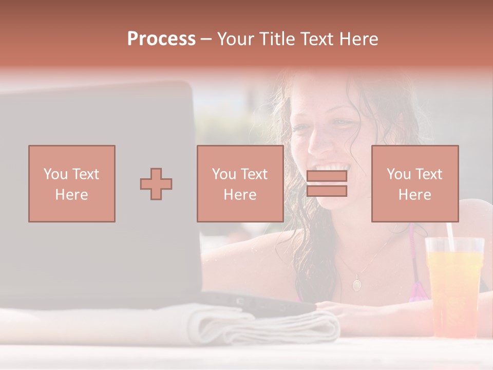 Sky Computer Business PowerPoint Template