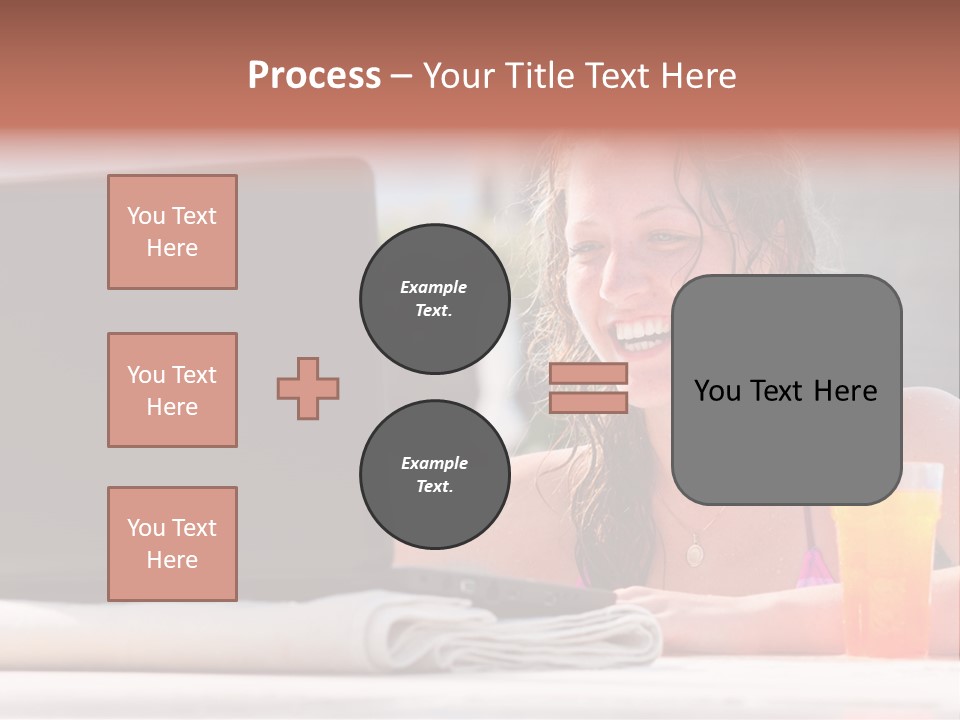 Sky Computer Business PowerPoint Template