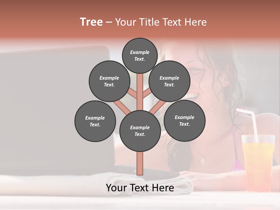Sky Computer Business PowerPoint Template