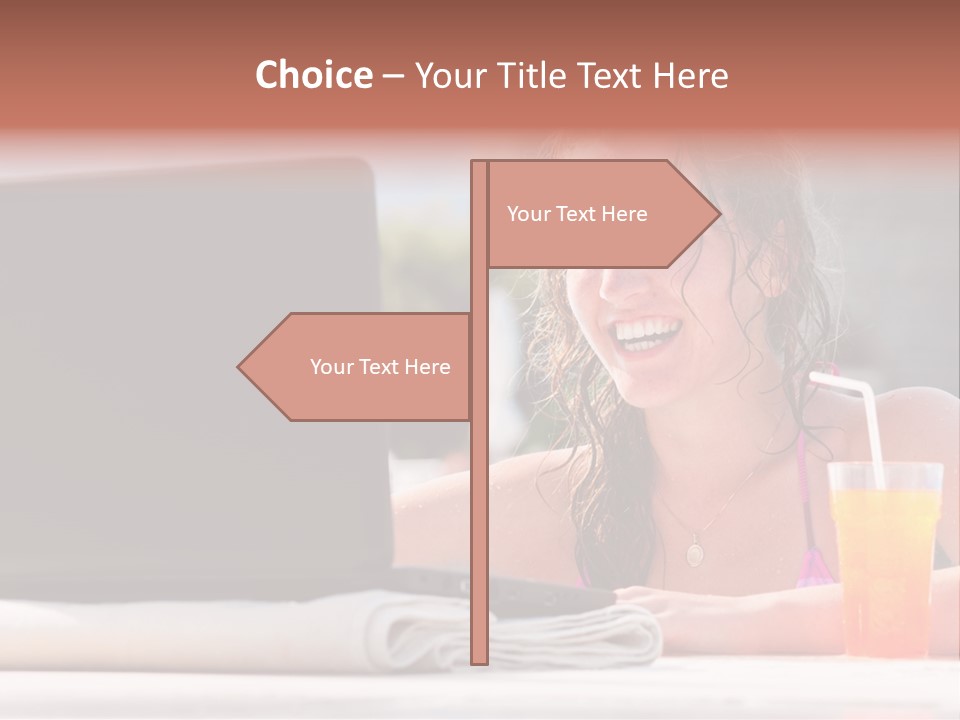 Sky Computer Business PowerPoint Template