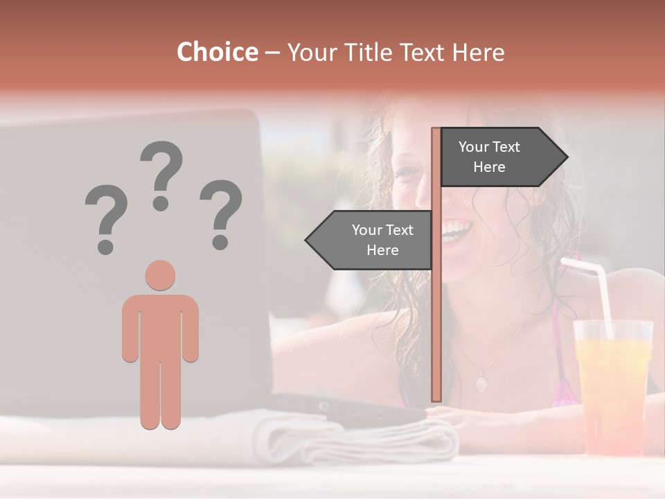 Sky Computer Business PowerPoint Template