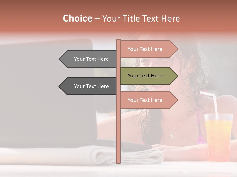 Sky Computer Business PowerPoint Template
