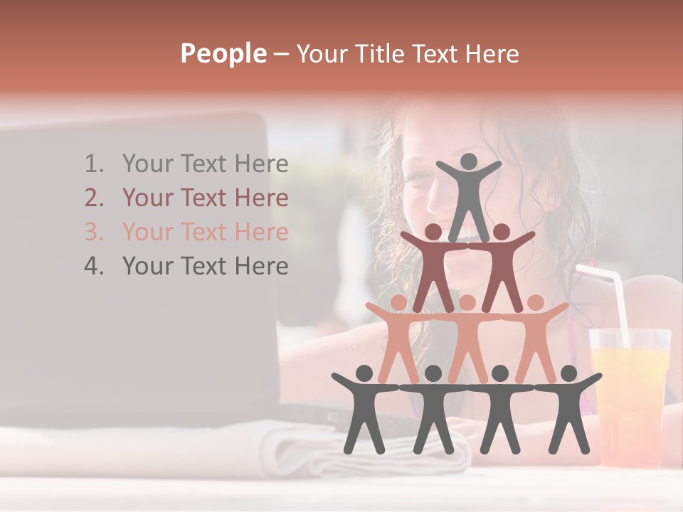 Sky Computer Business PowerPoint Template