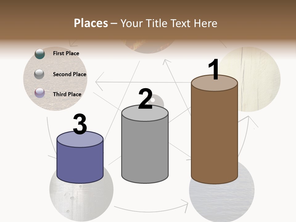 Five Elements Isolated Element PowerPoint Template