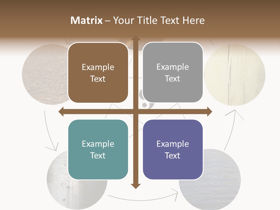 Five Elements Isolated Element PowerPoint Template