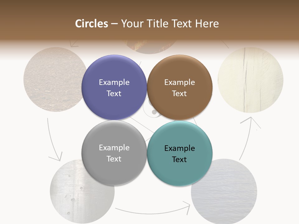 Five Elements Isolated Element PowerPoint Template