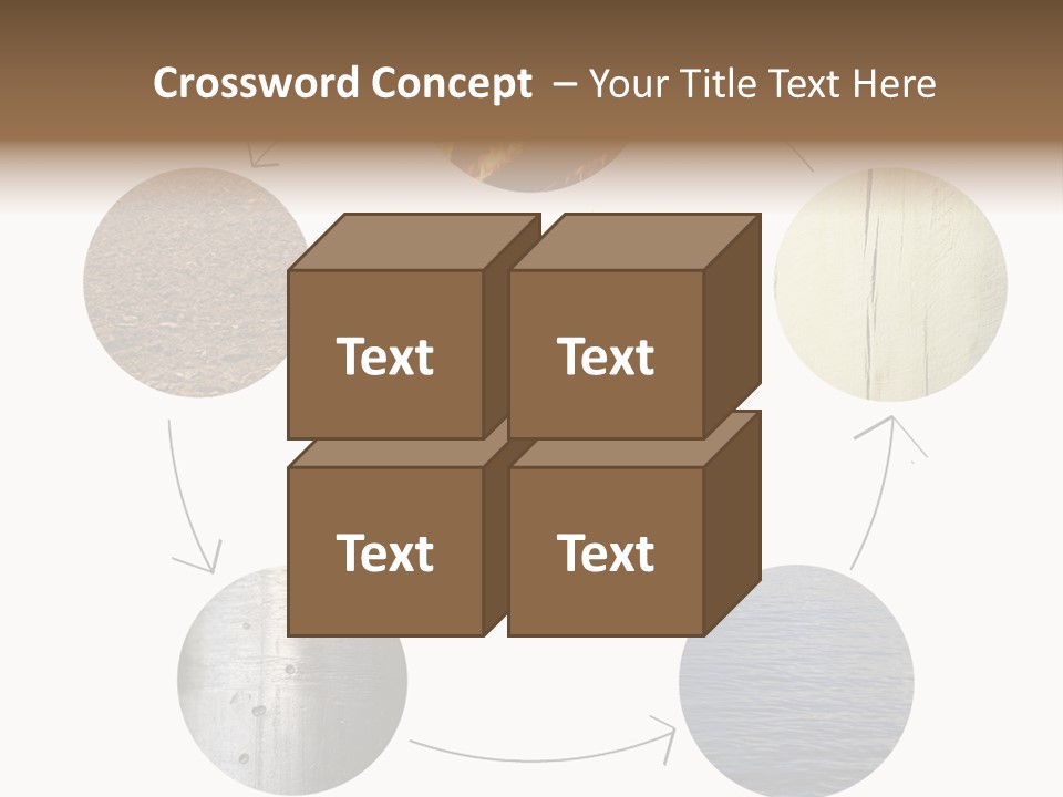 Five Elements Isolated Element PowerPoint Template