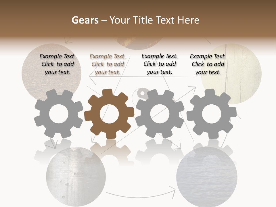 Five Elements Isolated Element PowerPoint Template