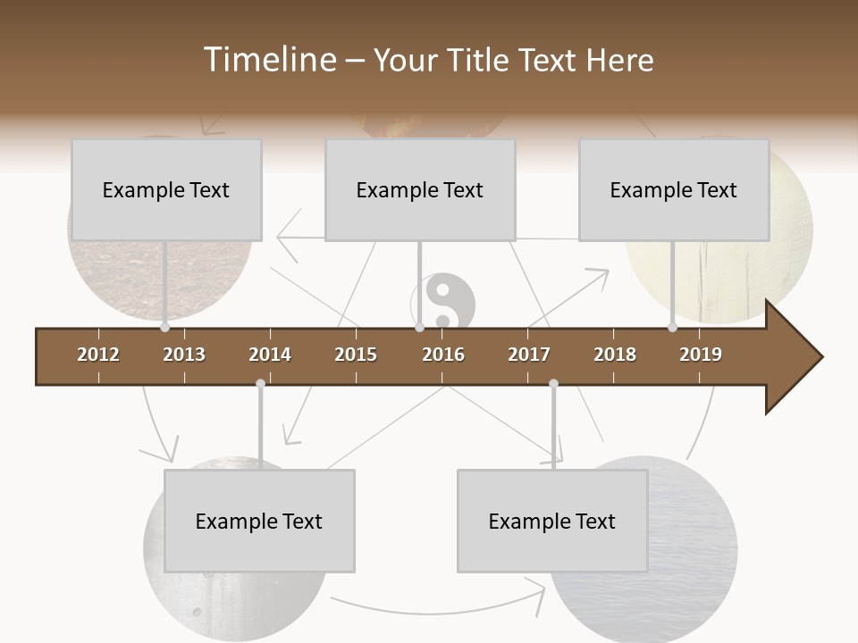 Five Elements Isolated Element PowerPoint Template