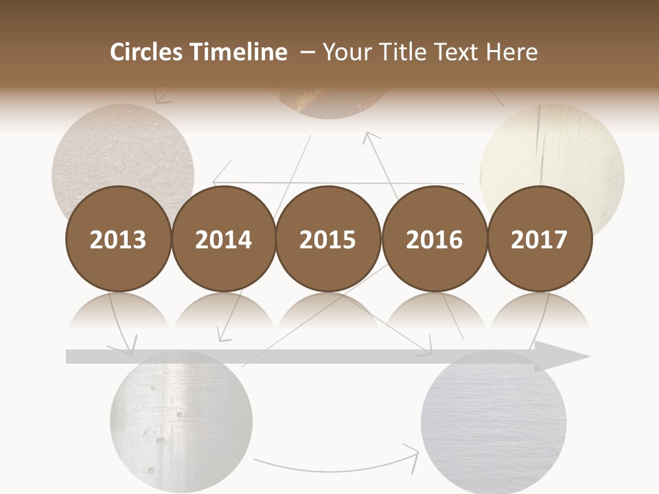Five Elements Isolated Element PowerPoint Template