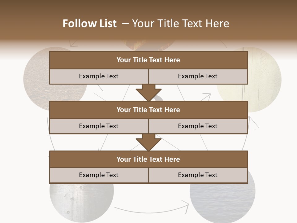 Five Elements Isolated Element PowerPoint Template