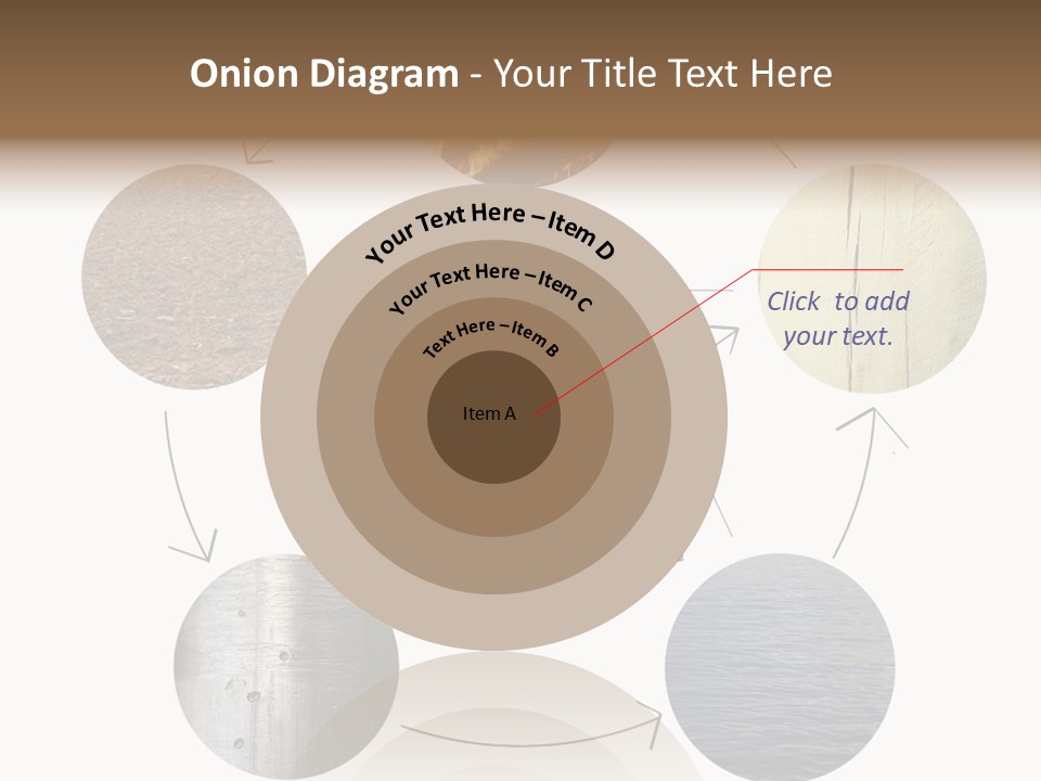 Five Elements Isolated Element PowerPoint Template