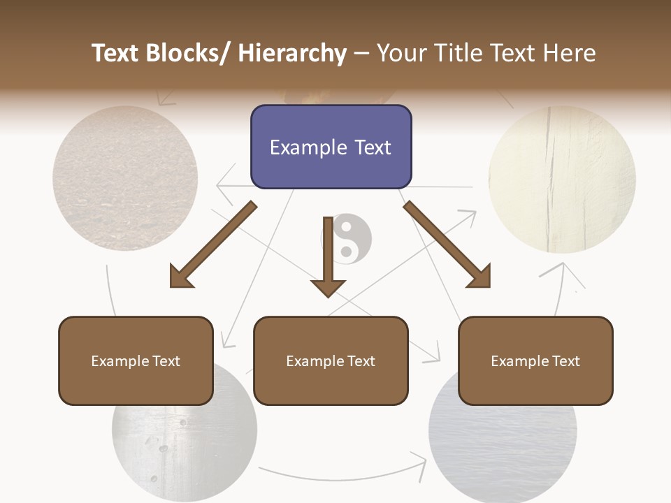 Five Elements Isolated Element PowerPoint Template
