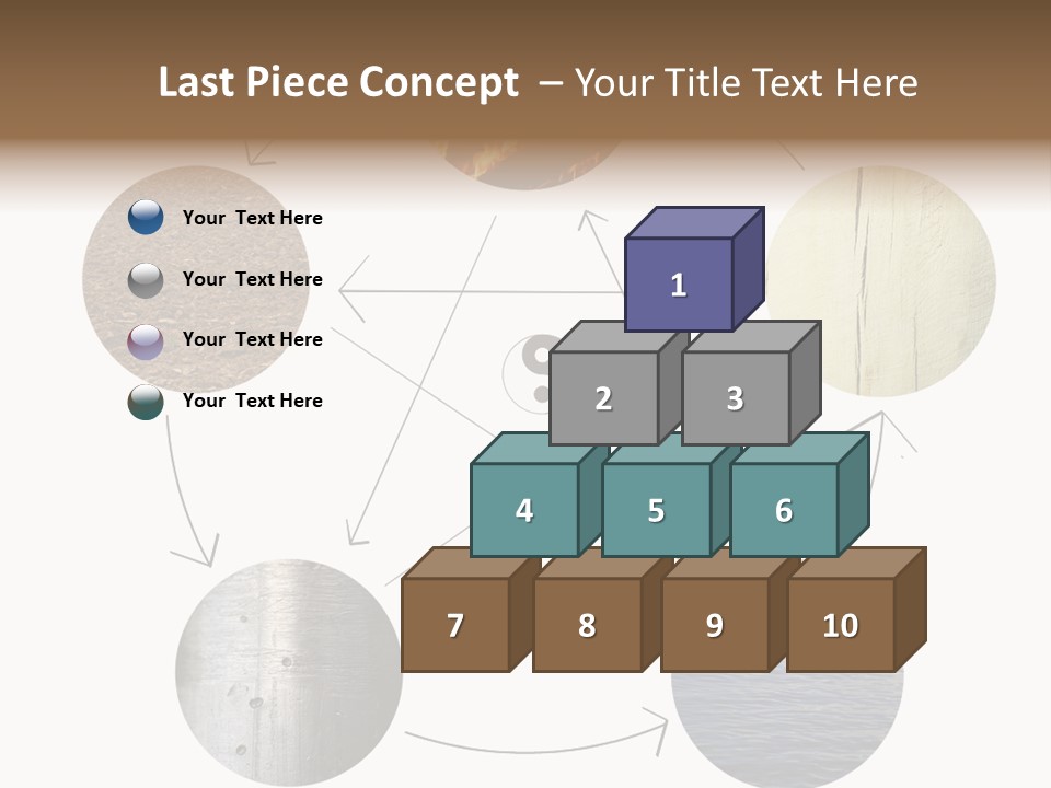 Five Elements Isolated Element PowerPoint Template