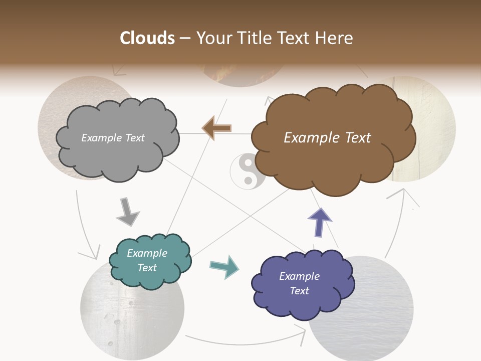 Five Elements Isolated Element PowerPoint Template