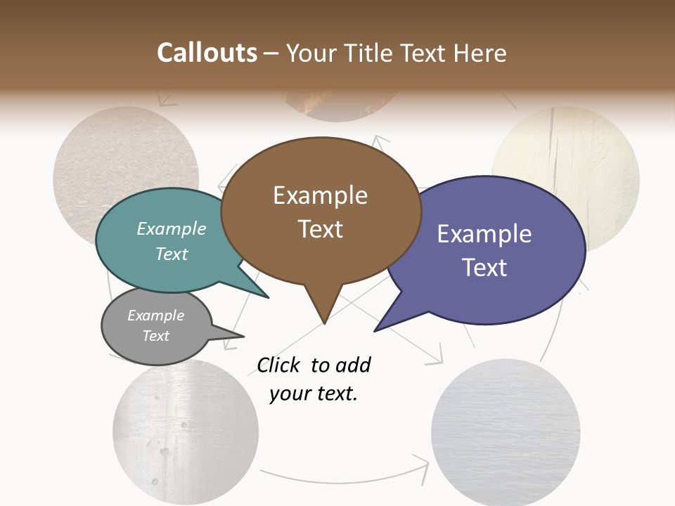 Five Elements Isolated Element PowerPoint Template