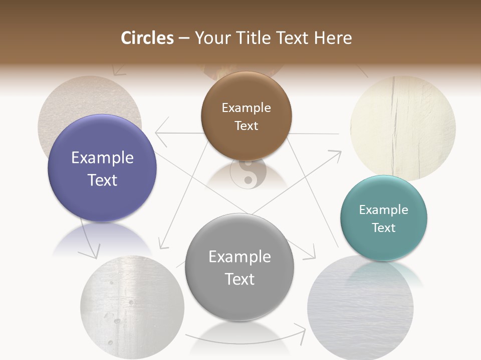 Five Elements Isolated Element PowerPoint Template