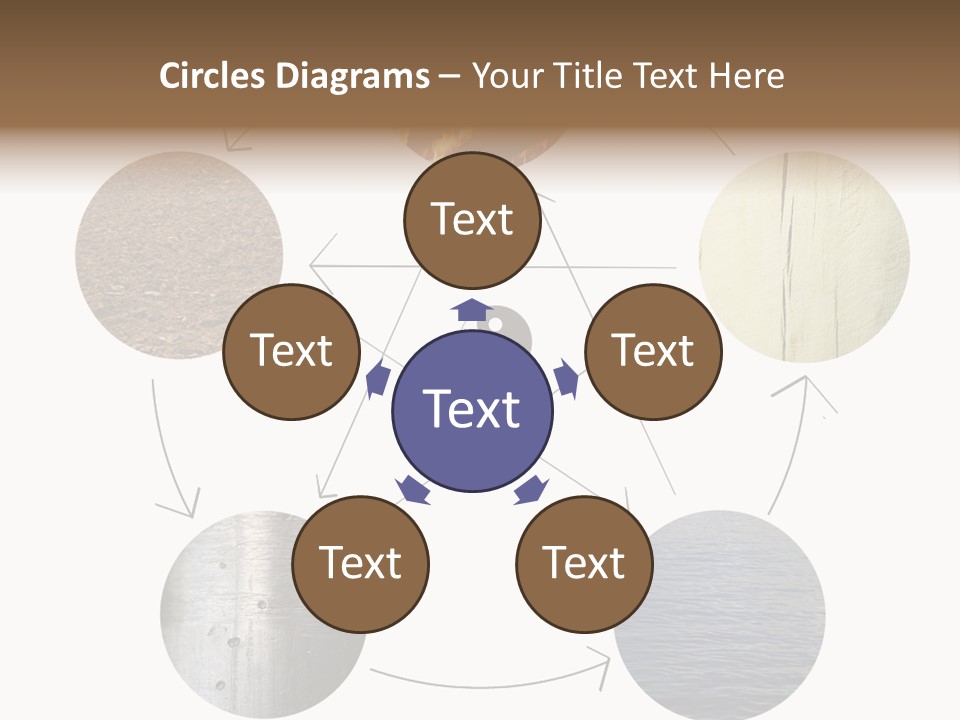 Five Elements Isolated Element PowerPoint Template