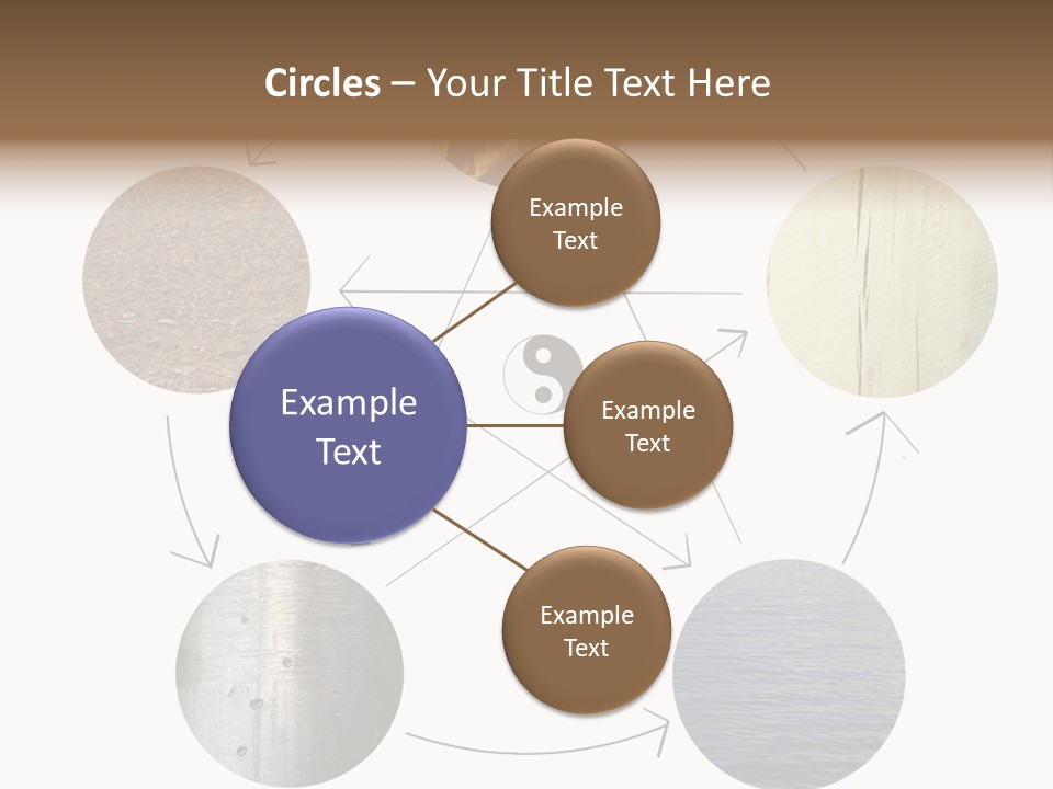 Five Elements Isolated Element PowerPoint Template