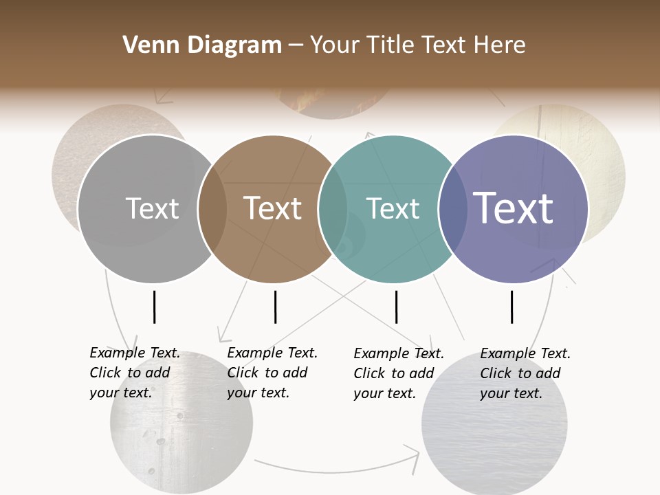 Five Elements Isolated Element PowerPoint Template