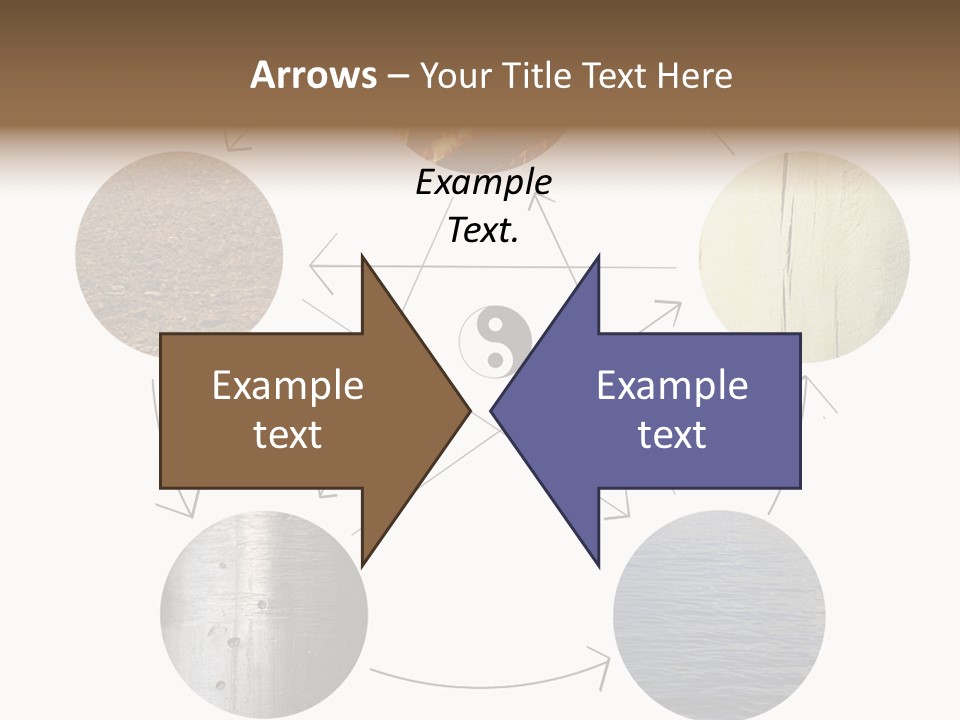 Five Elements Isolated Element PowerPoint Template