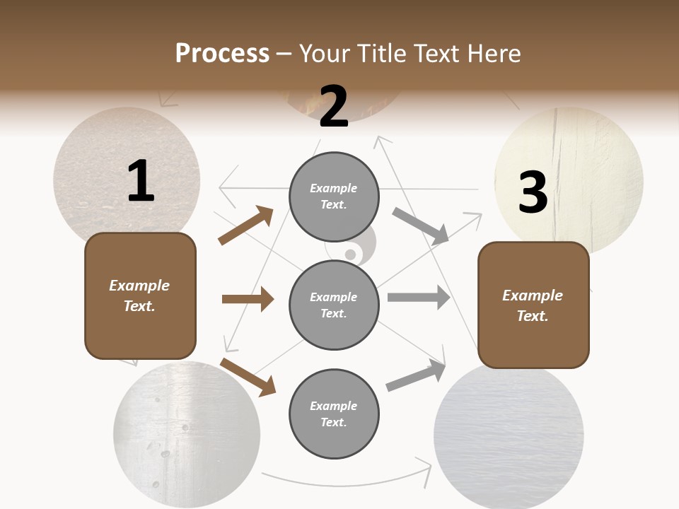 Five Elements Isolated Element PowerPoint Template