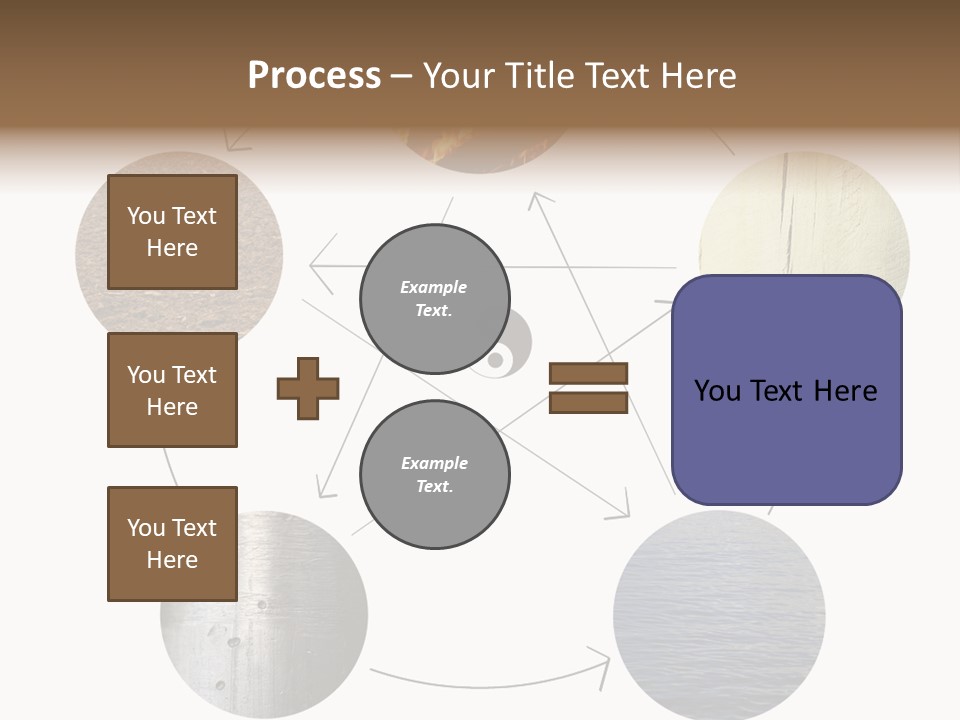 Five Elements Isolated Element PowerPoint Template