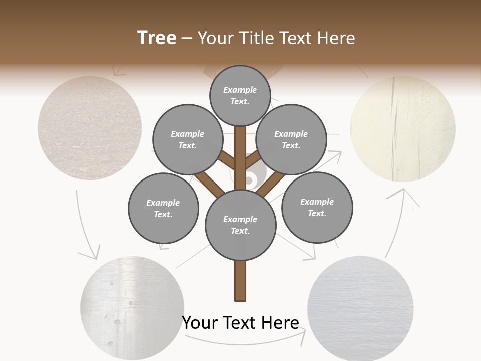 Five Elements Isolated Element PowerPoint Template