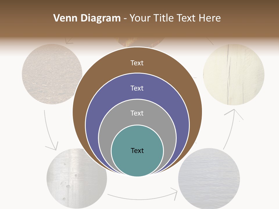 Five Elements Isolated Element PowerPoint Template