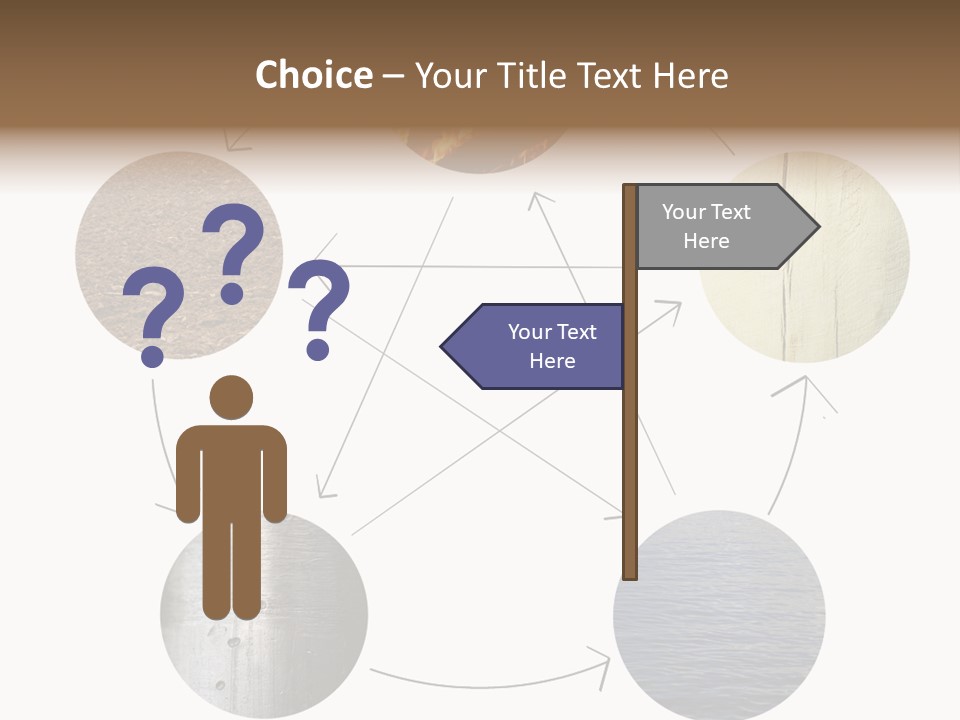 Five Elements Isolated Element PowerPoint Template