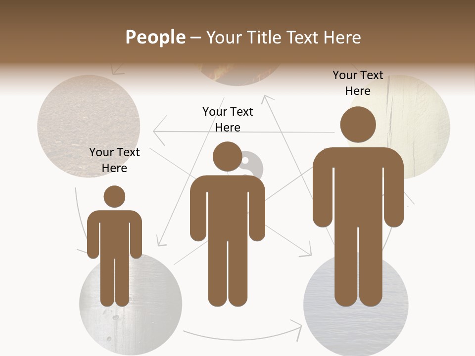 Five Elements Isolated Element PowerPoint Template