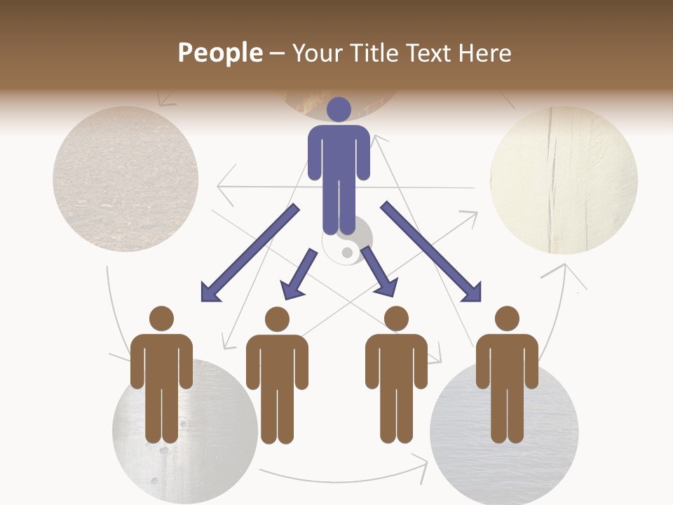 Five Elements Isolated Element PowerPoint Template