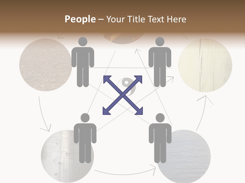 Five Elements Isolated Element PowerPoint Template