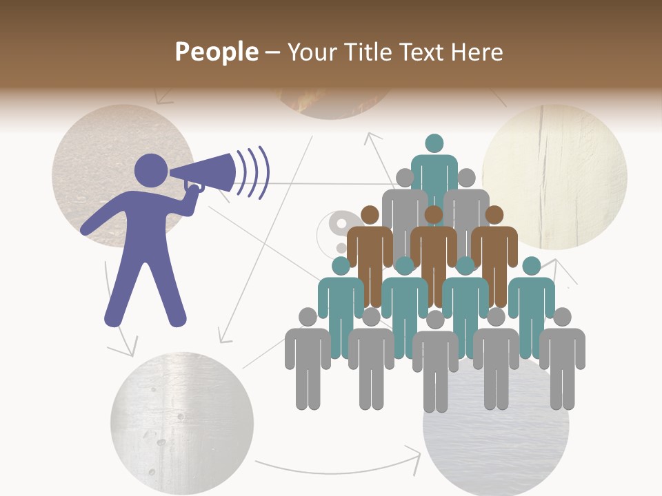 Five Elements Isolated Element PowerPoint Template