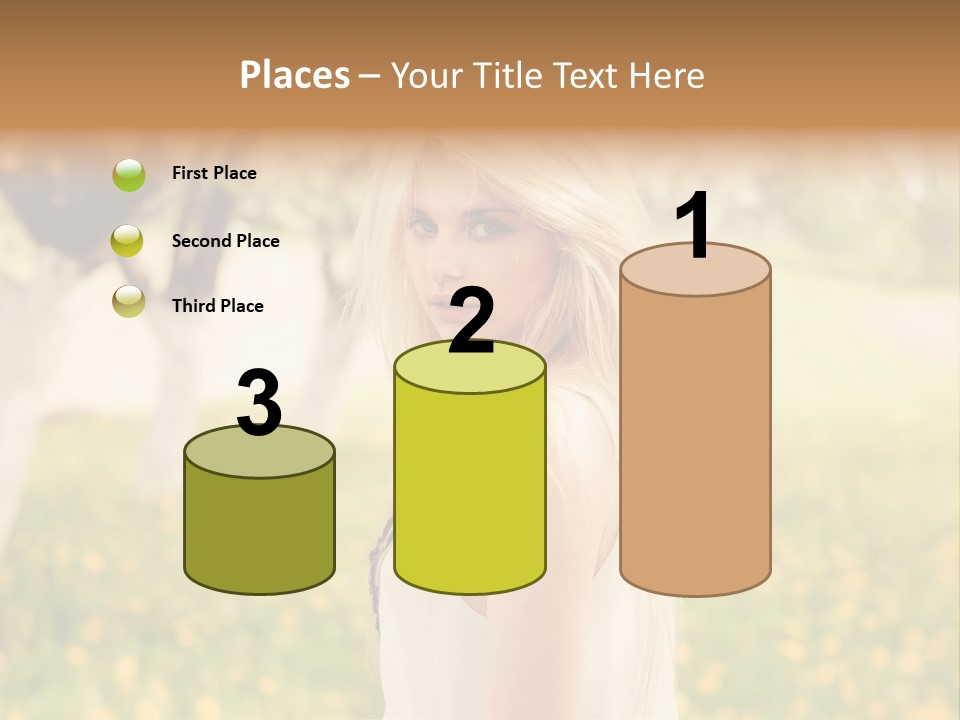 Skin Fresh Blonde PowerPoint Template