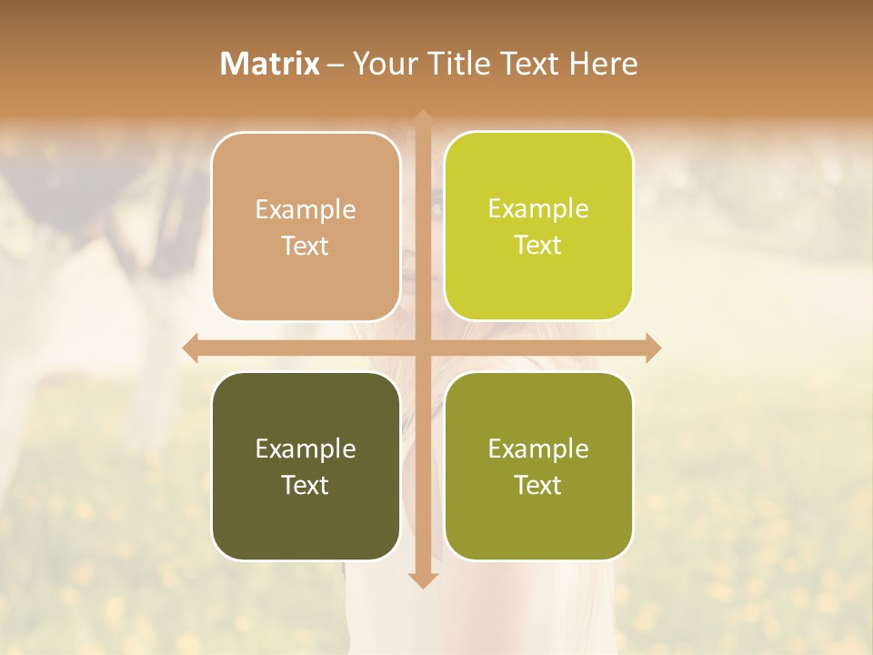 Skin Fresh Blonde PowerPoint Template