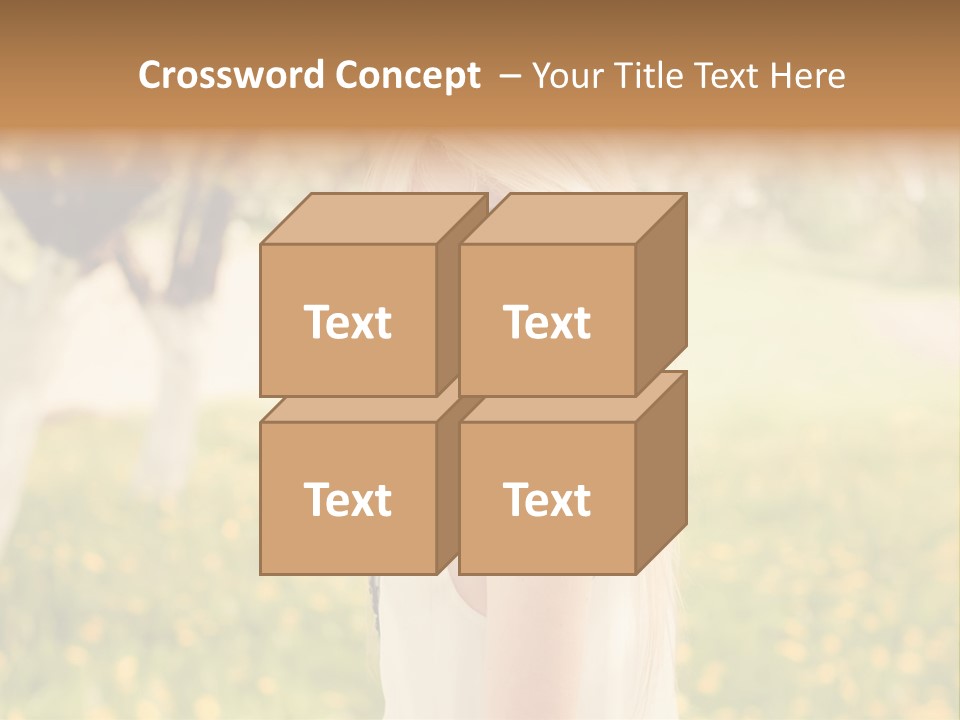 Skin Fresh Blonde PowerPoint Template