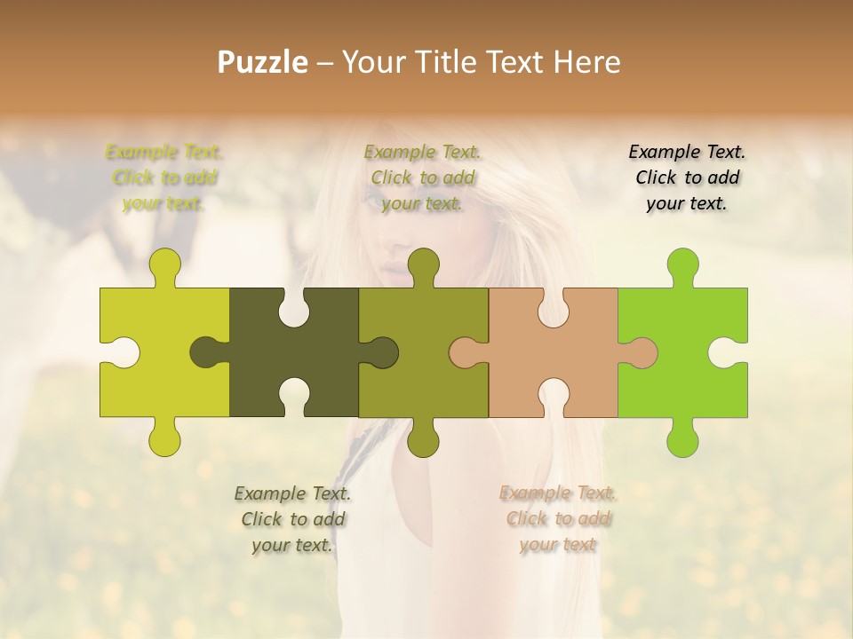 Skin Fresh Blonde PowerPoint Template