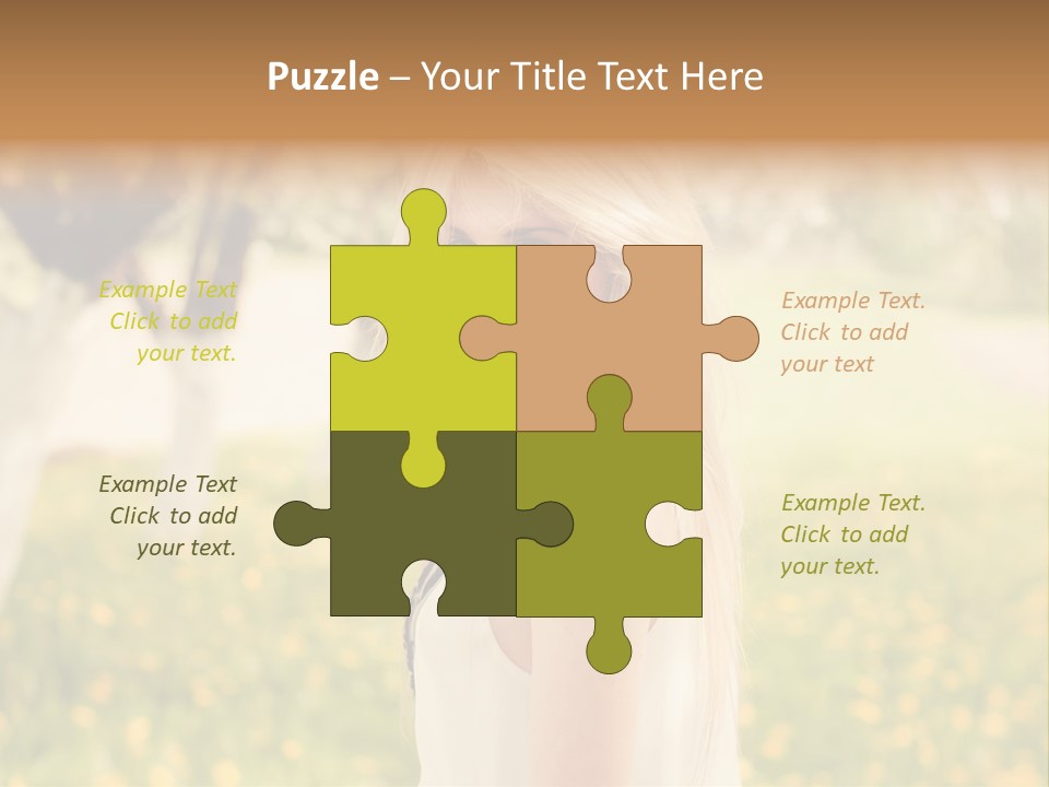 Skin Fresh Blonde PowerPoint Template