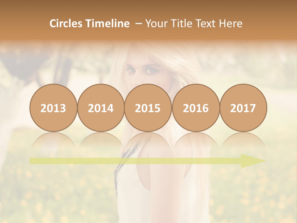 Skin Fresh Blonde PowerPoint Template