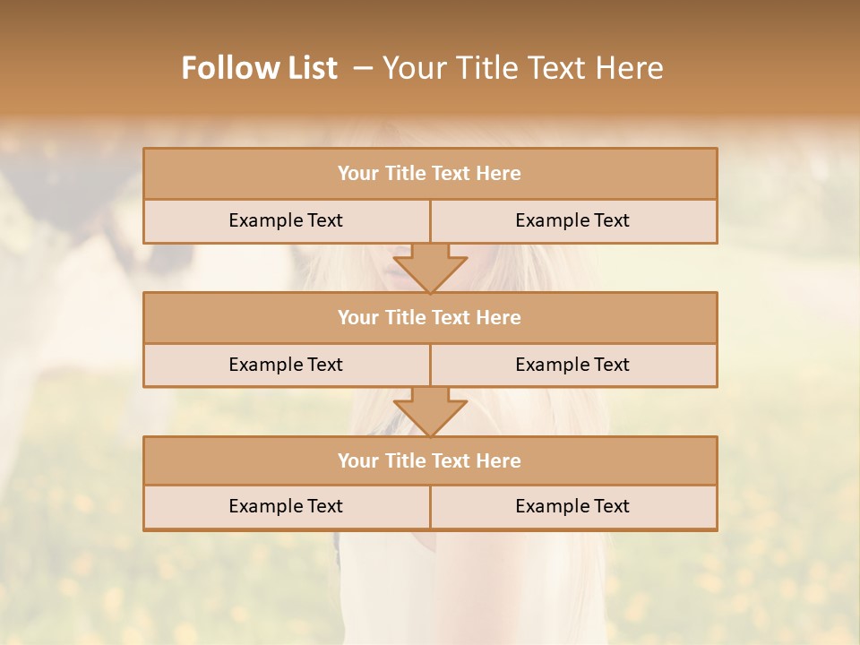 Skin Fresh Blonde PowerPoint Template