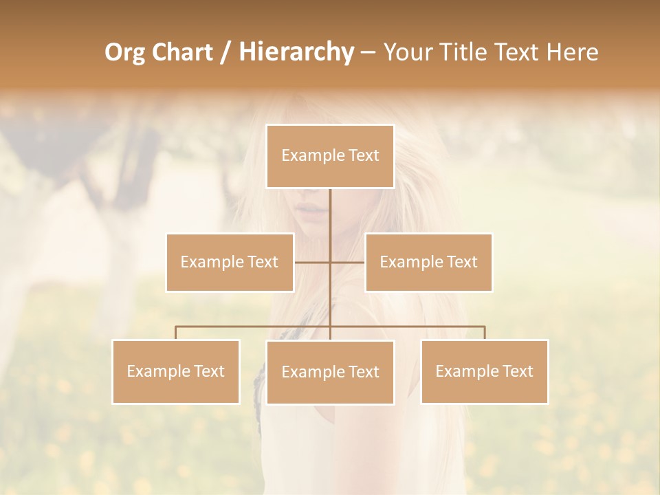 Skin Fresh Blonde PowerPoint Template