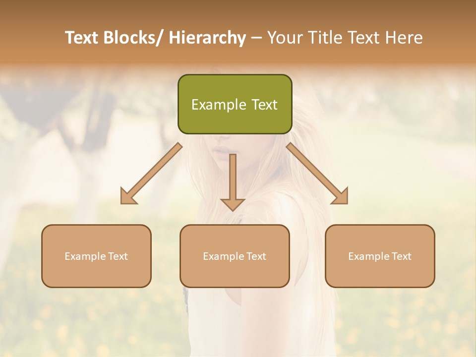 Skin Fresh Blonde PowerPoint Template