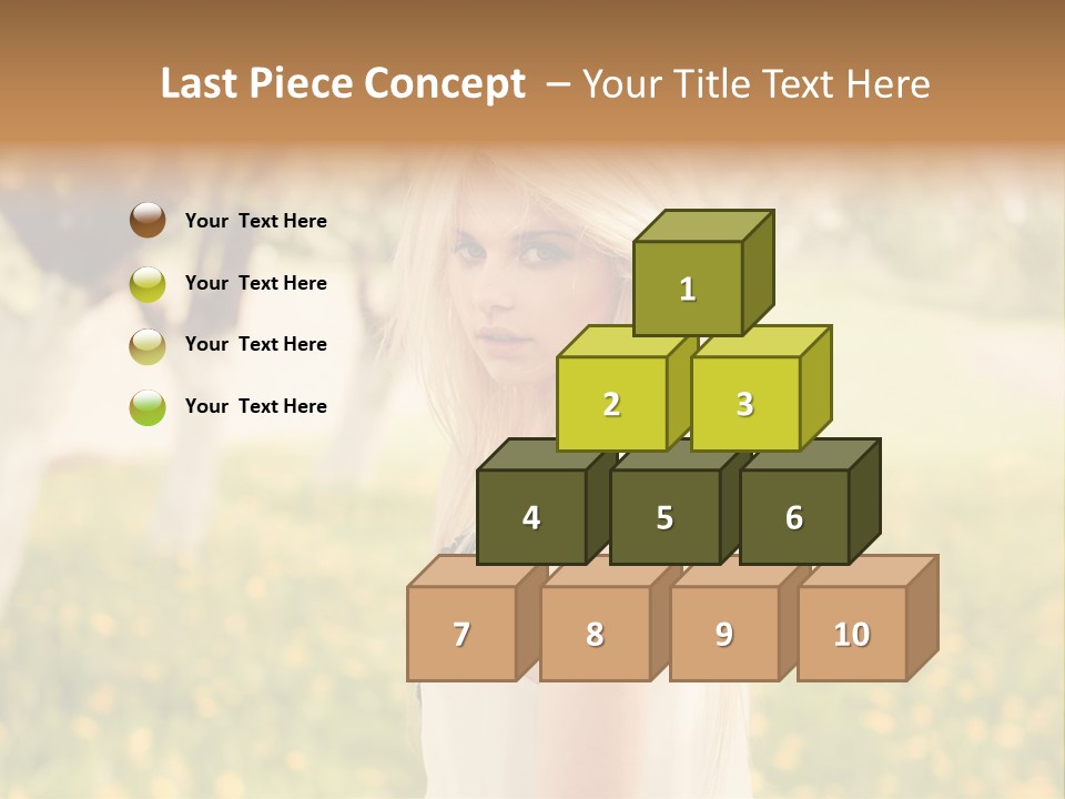 Skin Fresh Blonde PowerPoint Template