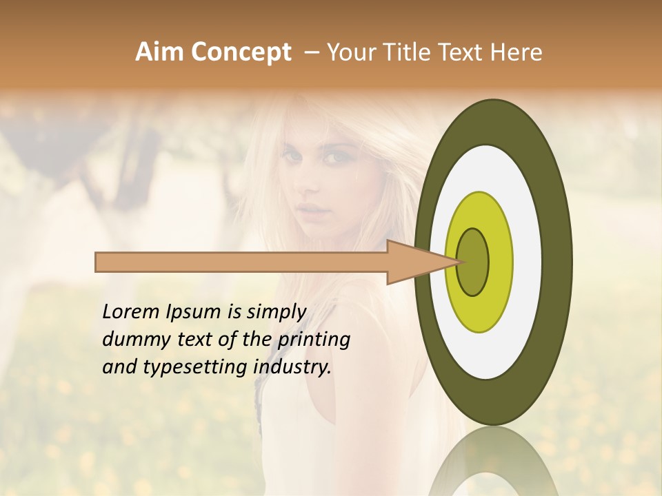 Skin Fresh Blonde PowerPoint Template