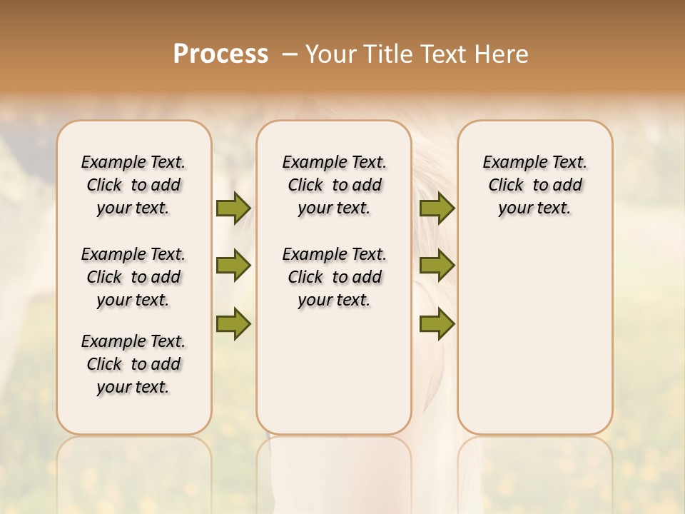Skin Fresh Blonde PowerPoint Template